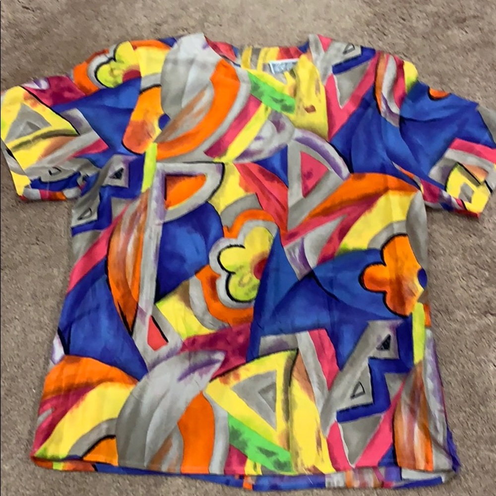 Pat Argenti silk blouse